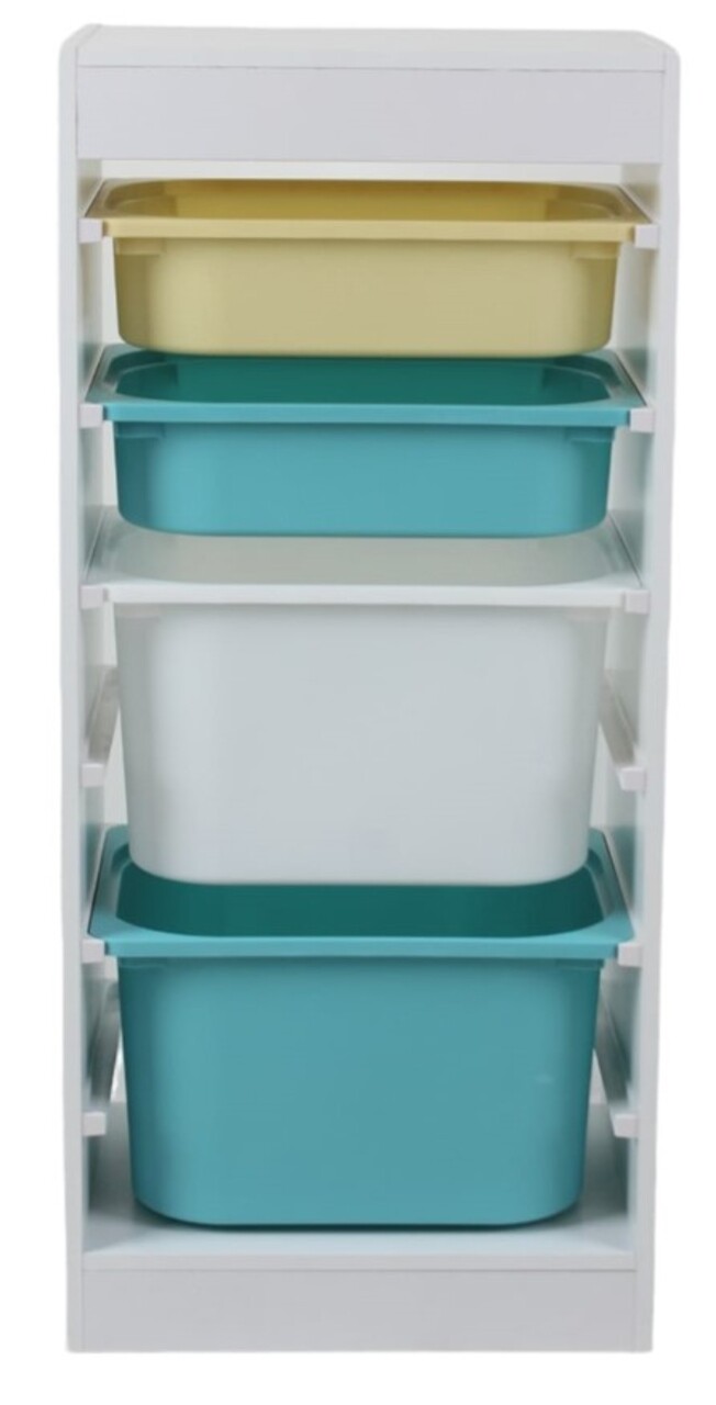 Organizator jucarii / mobilier camera copilului U-grow, 40.8x30x90.3 cm, PB+PP, multicolor - imagine 3